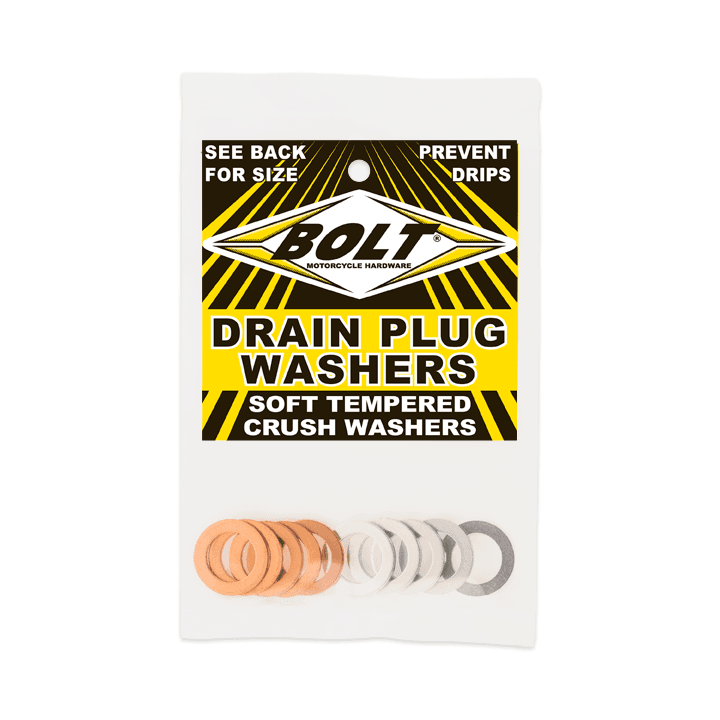 Bolt Crush Washers 14X22.3MM 10/Pack 5 Aluminum & 5 Copper