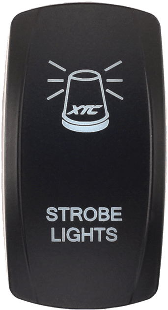 XTC Power Products Dash Switch Rocker Face Strobe Light