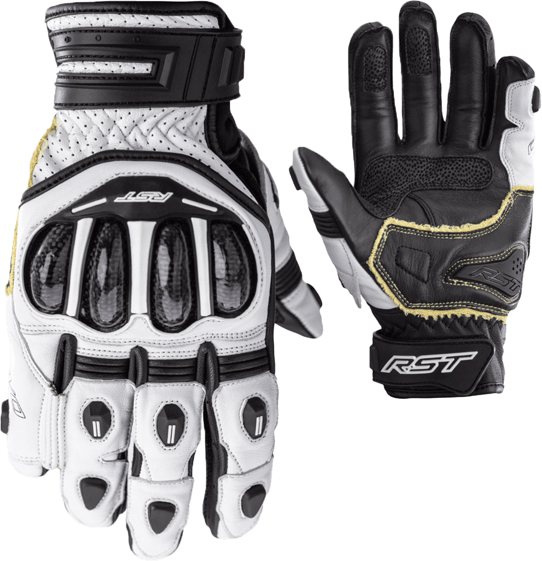 TRACTECH EVO 4 SHORT CE GLOVE WHITE/WHITE/BLACK SM