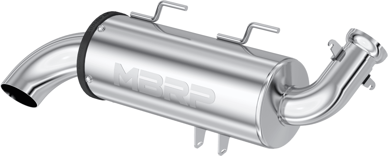 SINGLE SLIP-ON SYSTEM W/ 5" PERFORMANCE MUFFLER CHROME