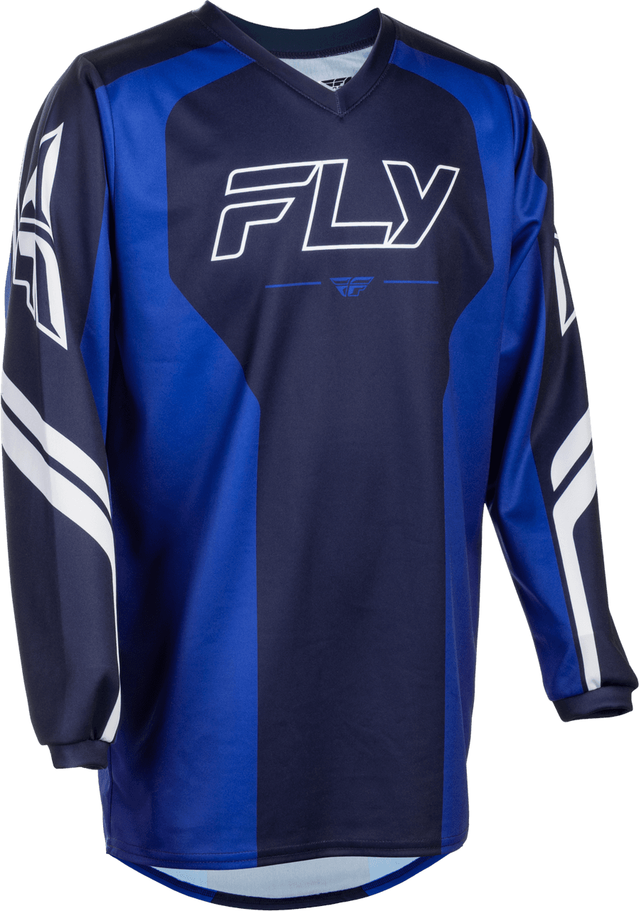 Fly Racing Youth F-16 Raze Jersey Navy/Blue/White YS