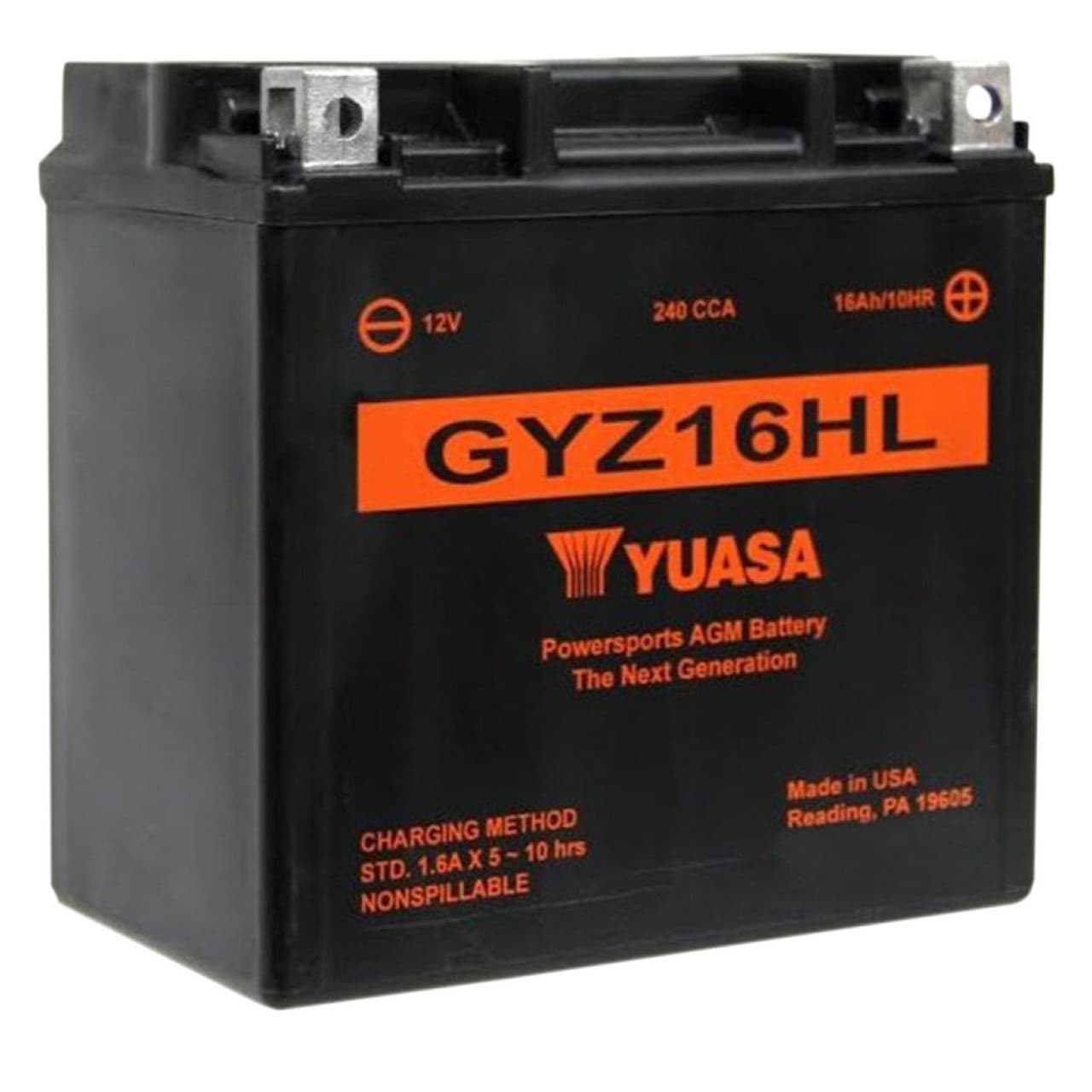 Yuasa Battery GYZ16HL Sealed Factory Activated