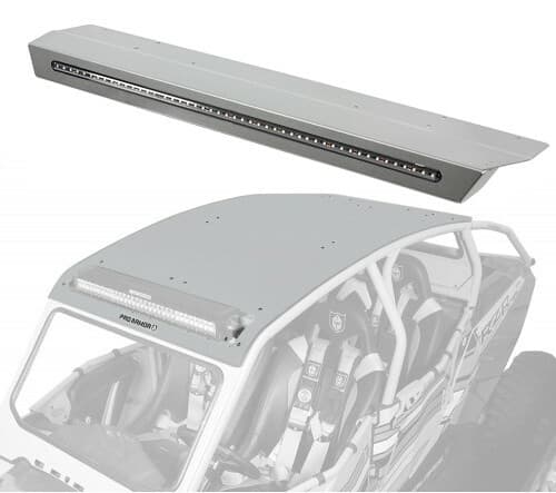 Pro Armor Asylum Roof W/Rr Lightbar Pkt Sparkle Silver Metallic