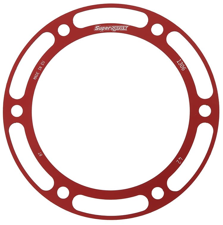 REAR EDGE SPRKT COLOR DISK ALU 42T-530 RED HON