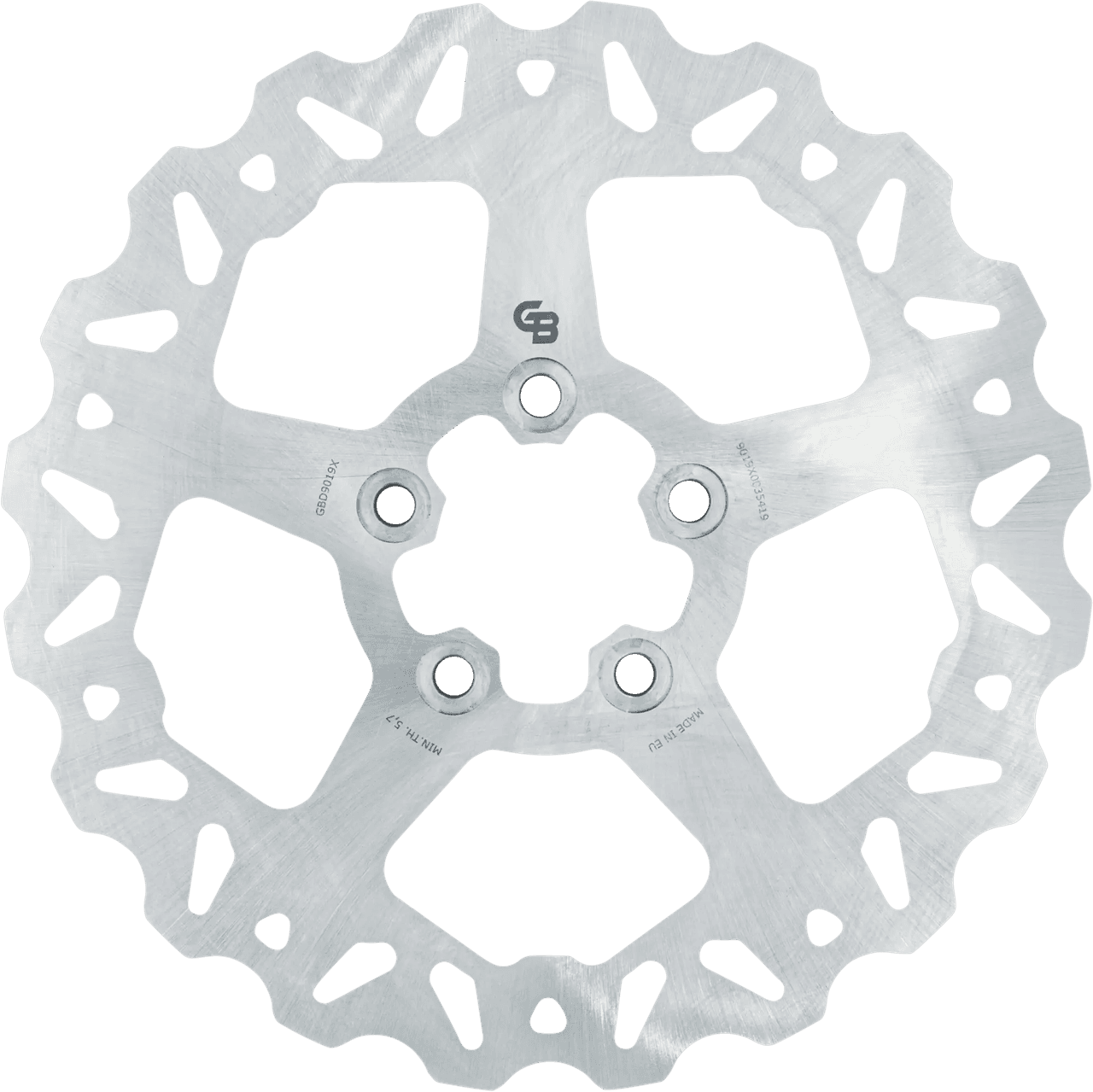 Gbrakes Rotor 11.5" Solid Wave Rr Stainless 2.22" Inner Bore