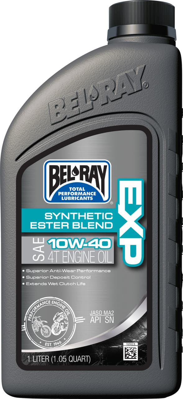 Bel-Ray Exp Semi-Syn Ester Oil 10W40 1L (12/CASE Sold Each)