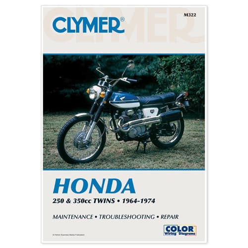 CLYMER MANUAL HON 250-350CC TWINS 64-74