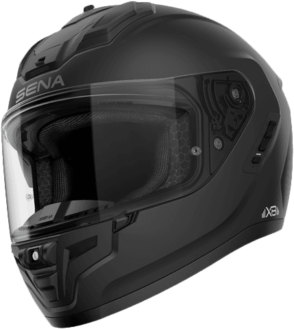 PHANTOM XB SMART FF HELMET MATTE BLACK LG