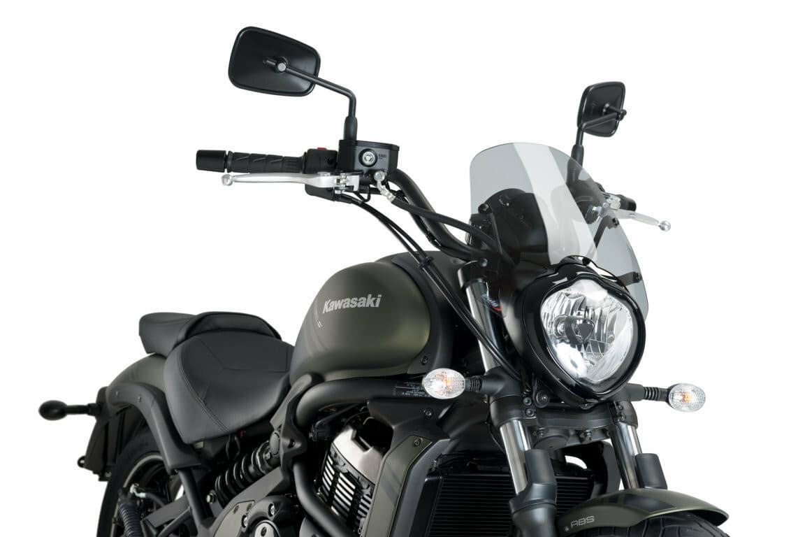 Puig Windscreen Naked New Gen Sport Smoke Kawasaki