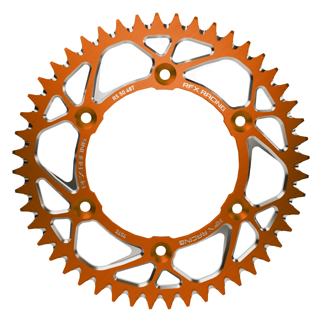 ALUMINUM REAR SPROCKET 50T ORANGE KTM/HUSQ/GAS