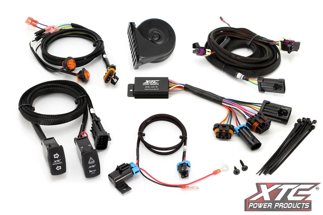 AUTO TURN SIGNAL KIT W/ HORN AND FRONT DRL LIGHTS CAN