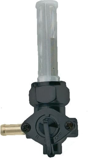 HardDrive Petcock 13/16" Bung Left Spigot Black