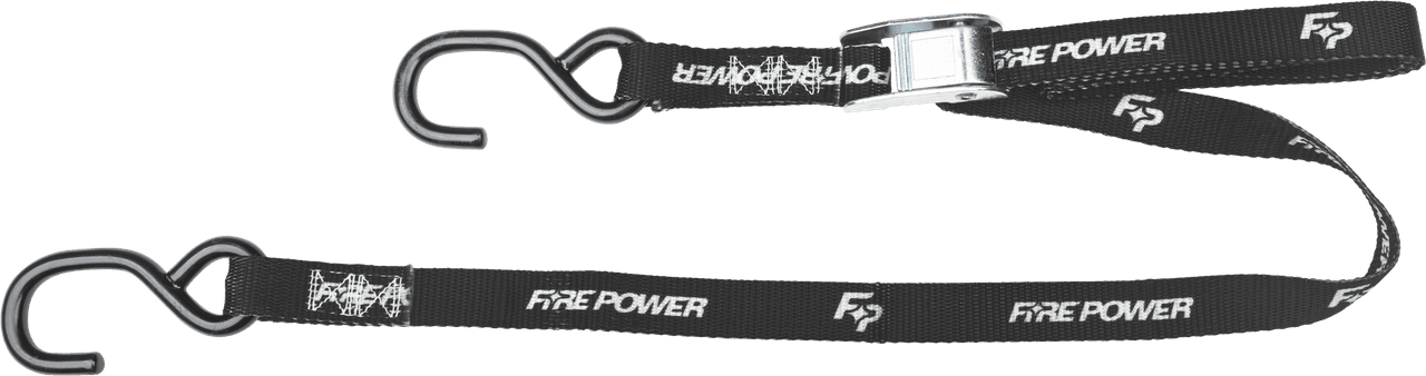 Fire Power 1" Tie-Down Black 2/Pack