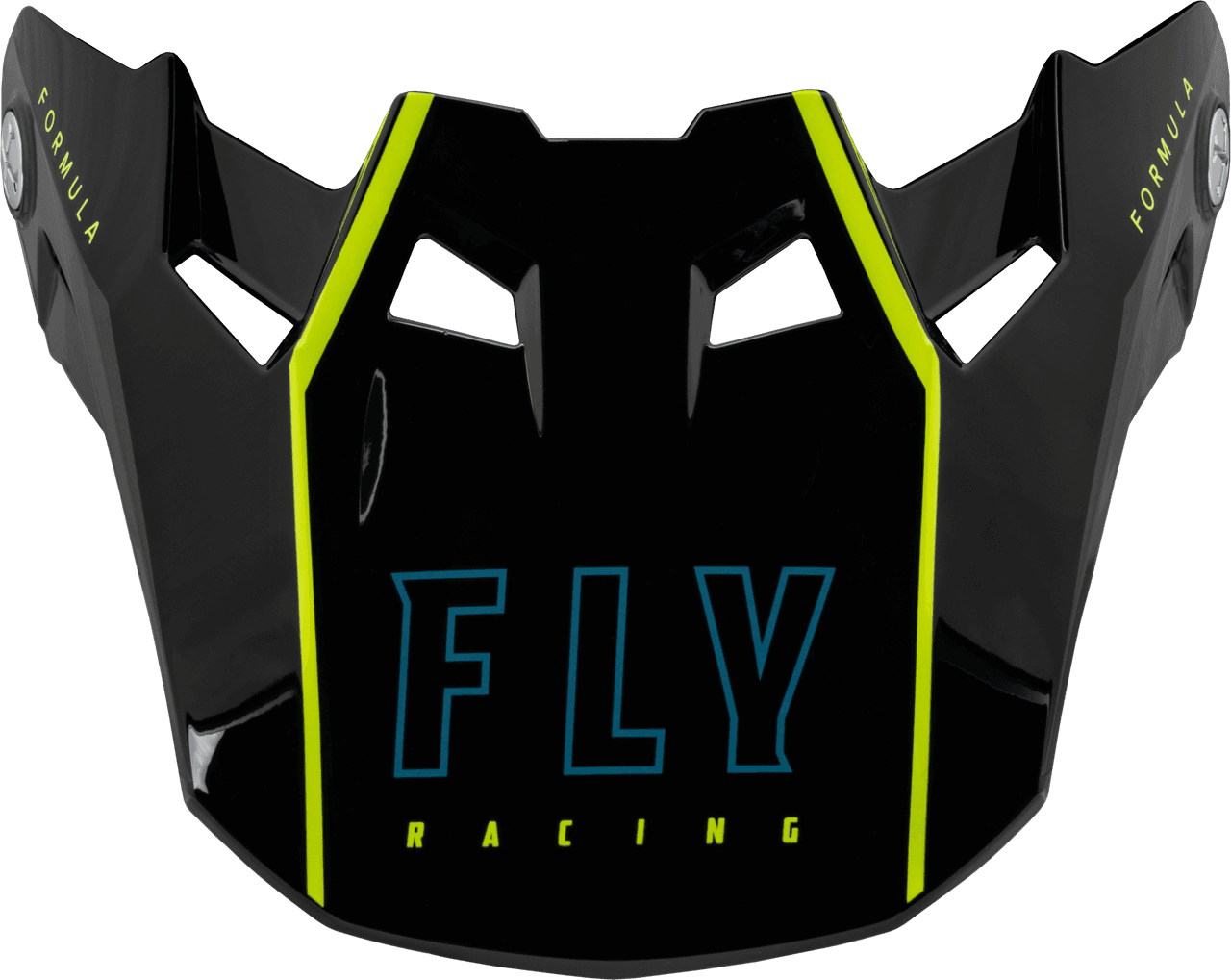 Fly Racing Formula Carbon Tracer Visor Hi-Vis/Black XL/2X