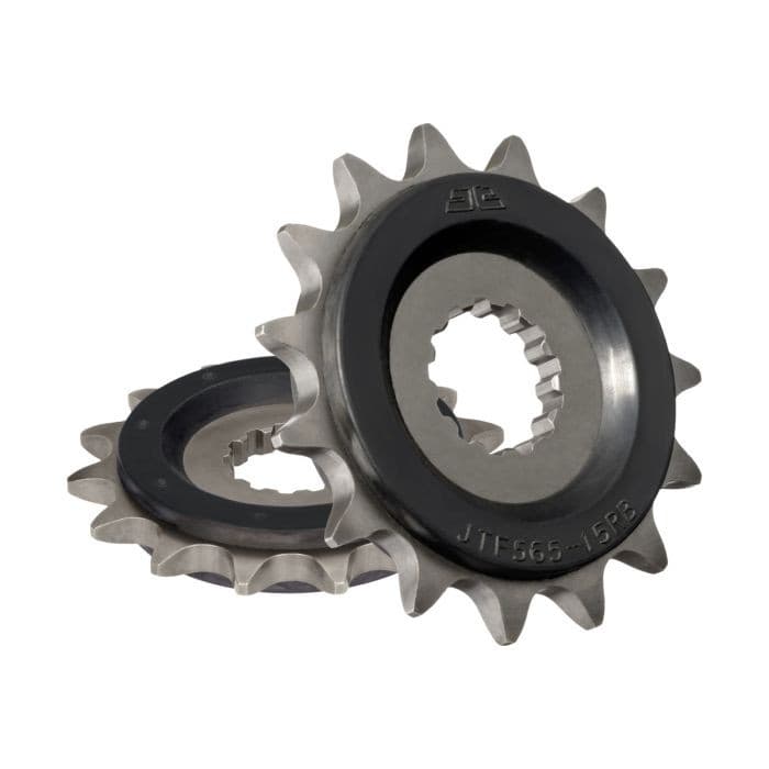 FRONT SPROCKET 15 TOOTH W/ RUBBER BUFFER