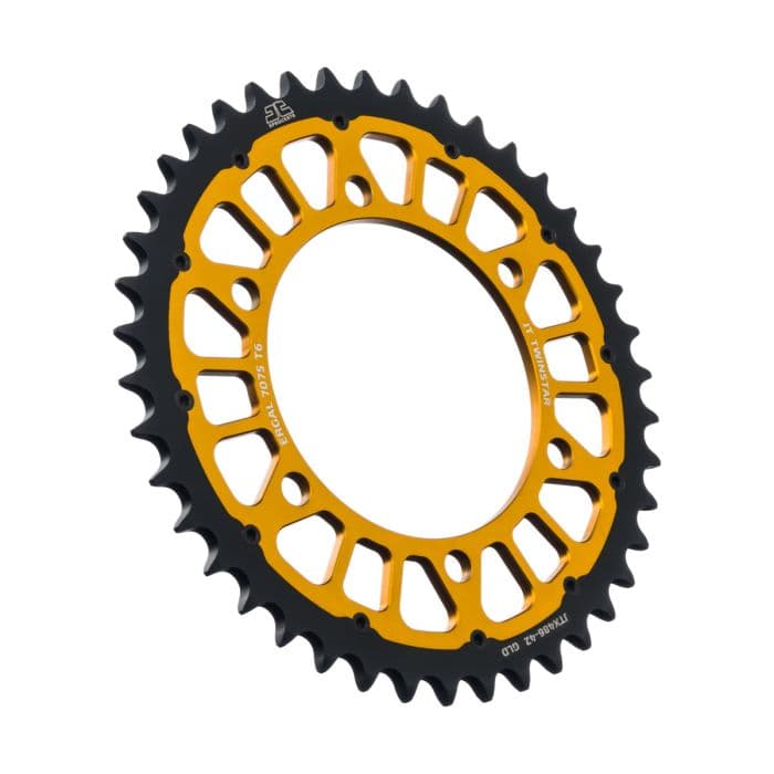 TWINSTAR SPROCKET GOLD 42-TOOTH