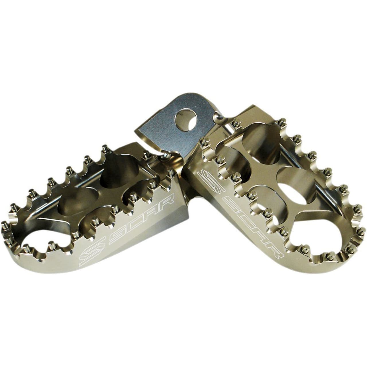 STANDARD FOOTPEGS CR/CRF 02- TITANIUM COLOR