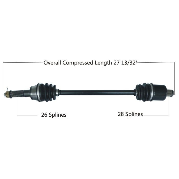 TYTANEUM OE REPLACEMENT CV AXLE POLARIS REAR LEFT / RIGHT