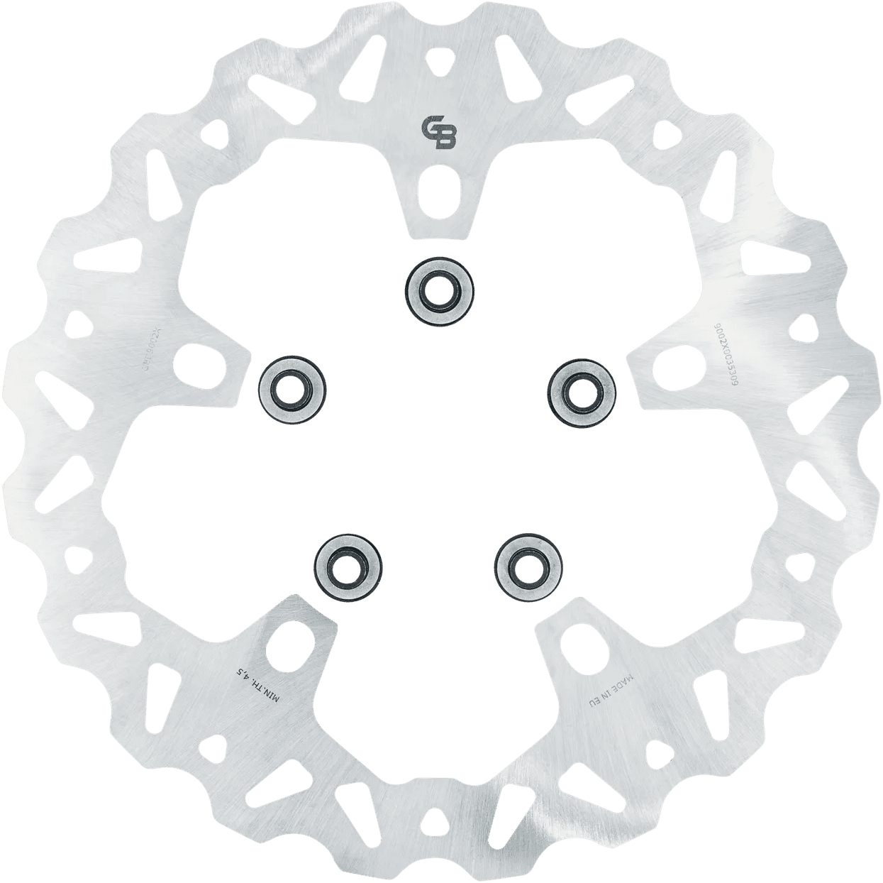 Gbrakes Rotor 11.8" Solid Wave Front Stainless
