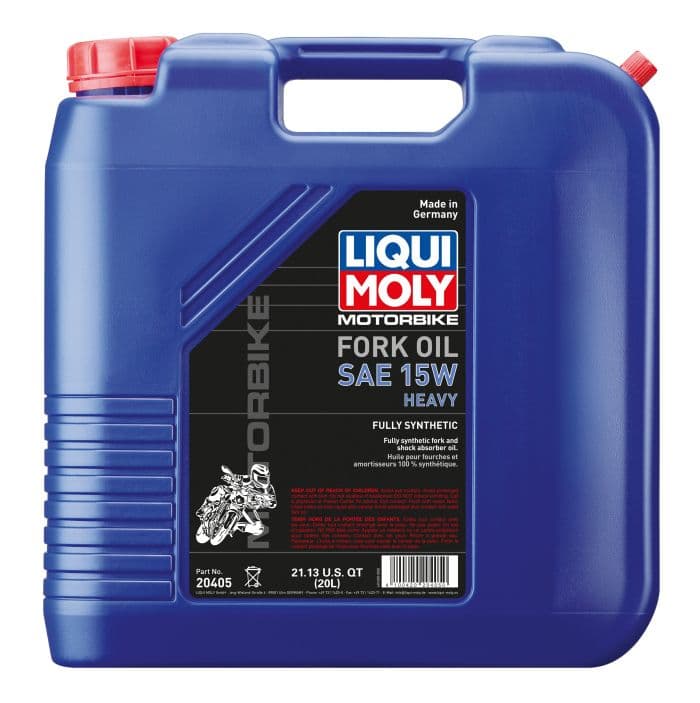 LIQUI MOLY MOTORBIKE FORK OIL 15W HEAVY 20 LITER