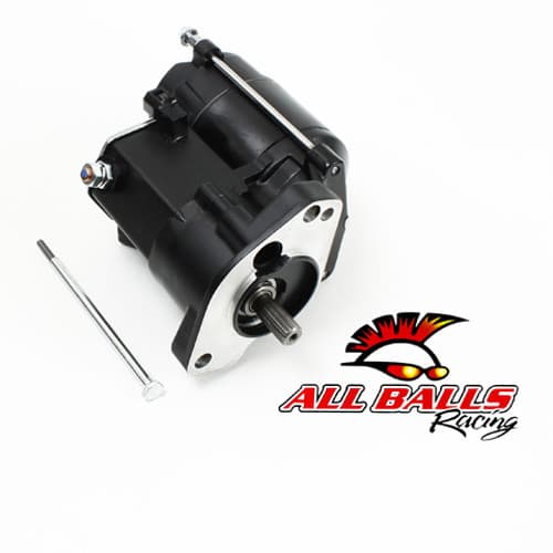 BIG TWIN STARTER, 1.4KW, BLK 10-32 SHF