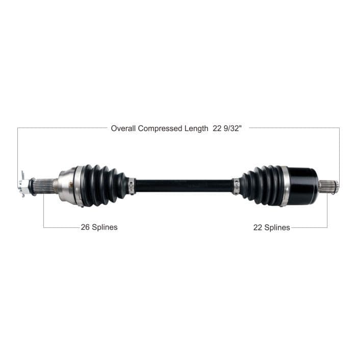 TYTANEUM HEAVY DUTY CV AXLE POLARIS FRONT LEFT / RIGHT