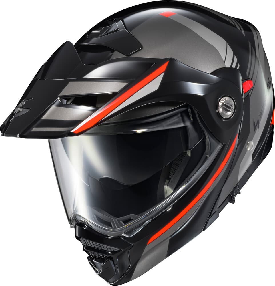 Scorpion Exo EXO-AT960 Modular Helmet Monk Black/Red 3X