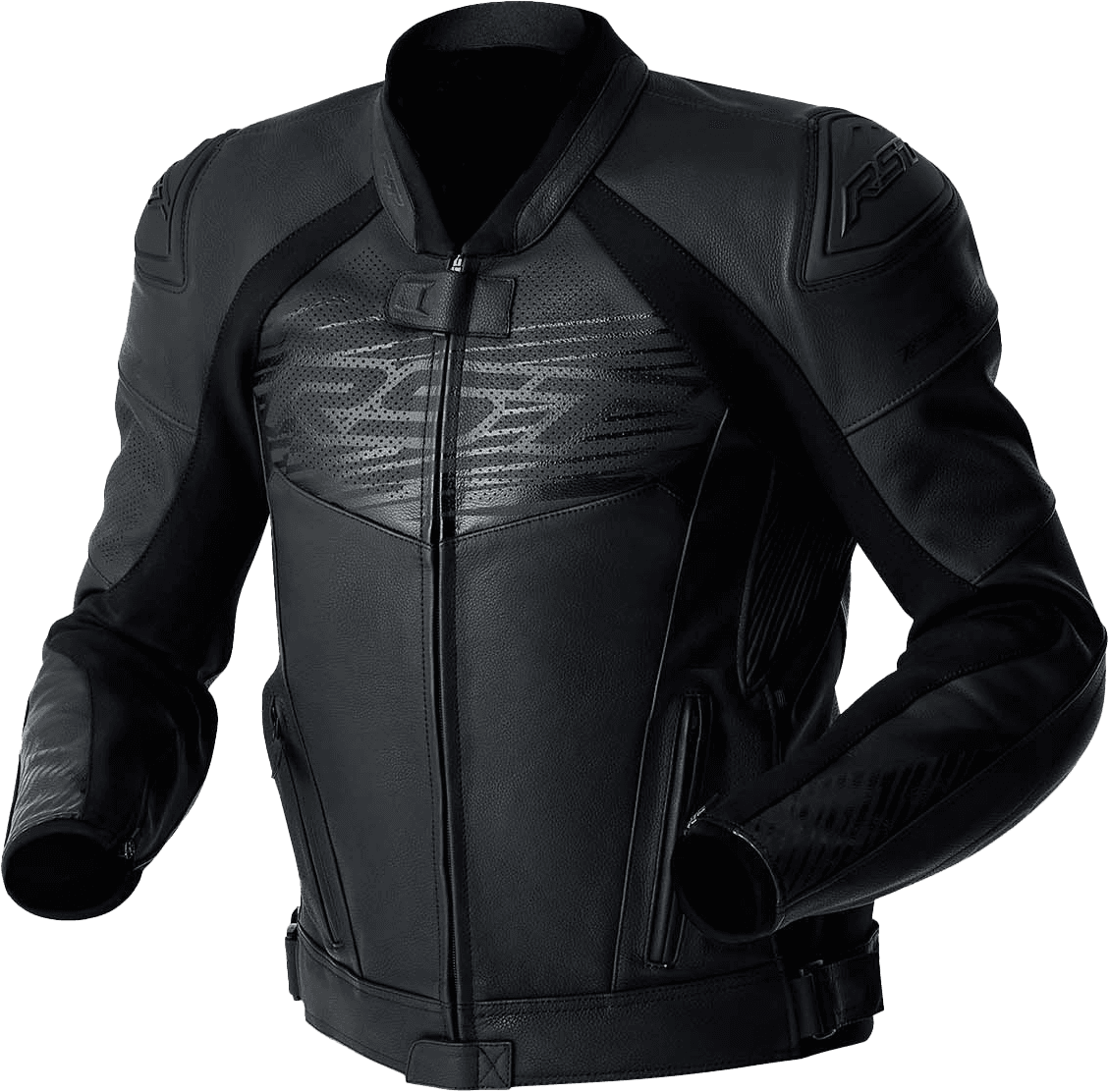 TRACTECH EVO D3O JACKET BLACK LEATHER 2X