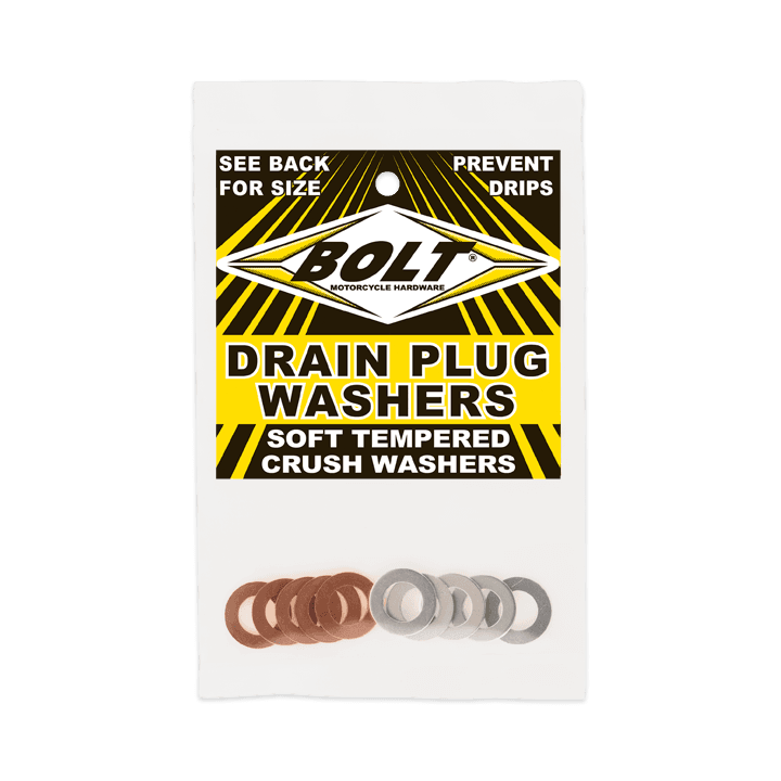 Bolt Crush Washers 10X18MM 10/Pack 5 Aluminum & 5 Copper