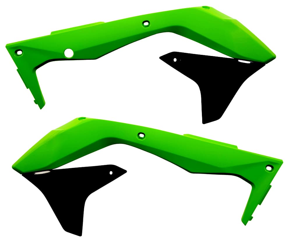 Acerbis Radiator Shrouds Green/Black