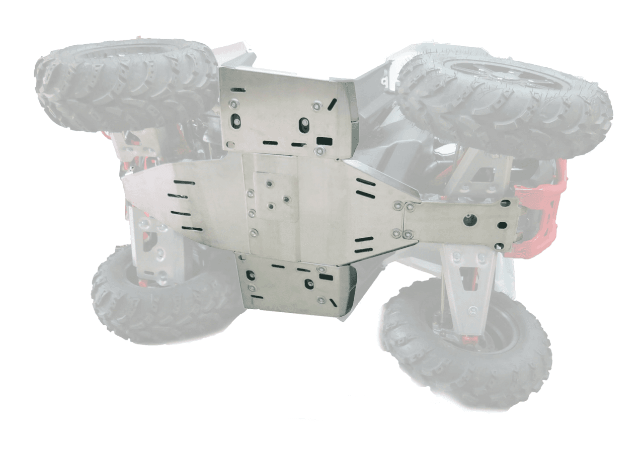 Rival Powersports Usa Alloy Central Skid Plate Polaris