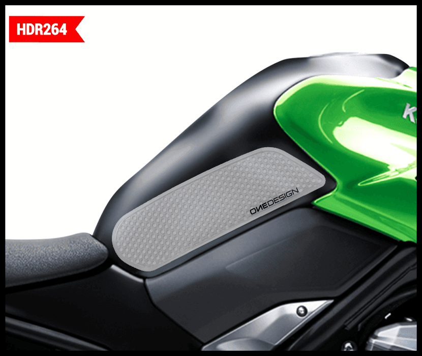 HDR TANK SIDE PAD CLEAR KAW