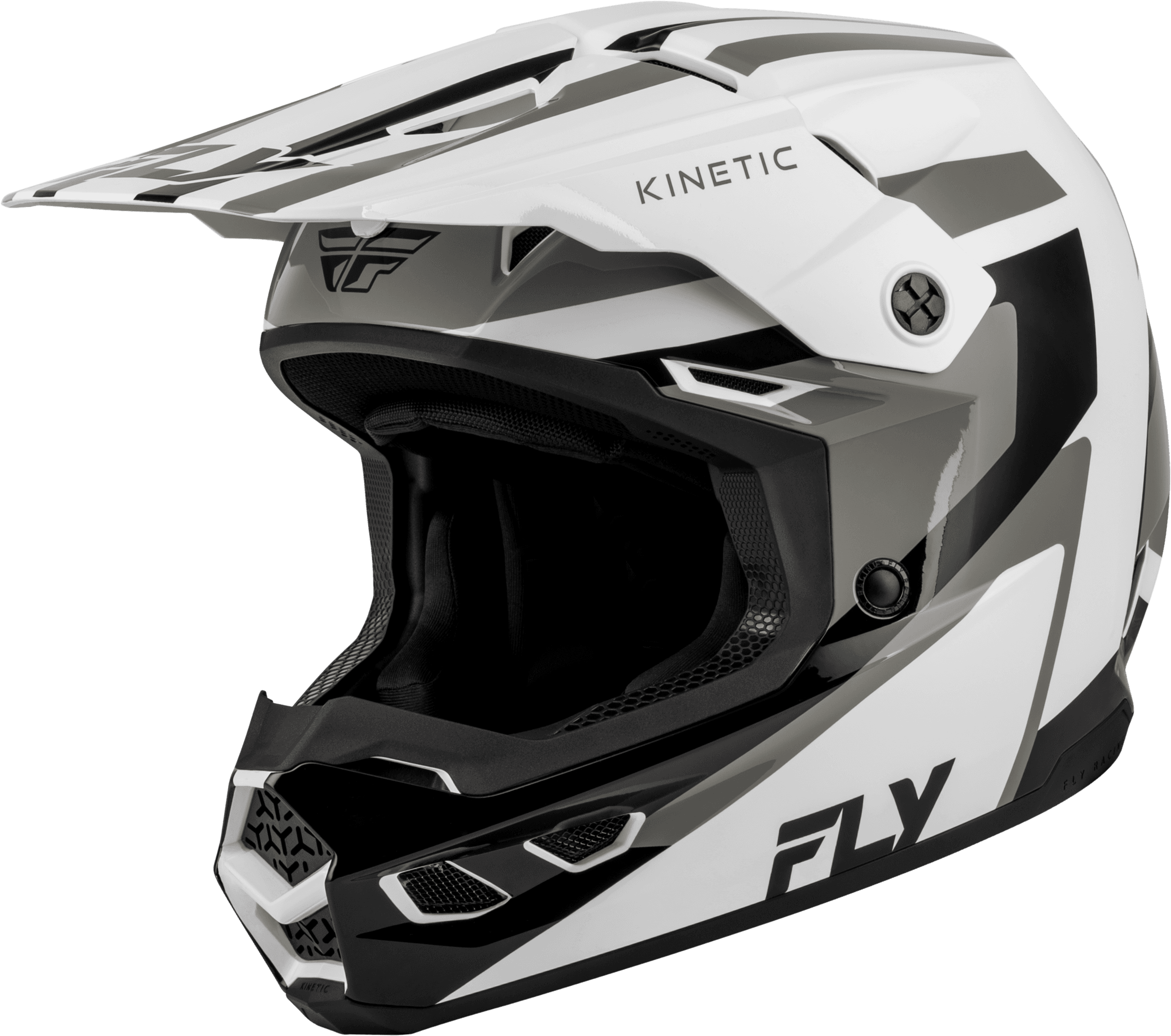KINETIC SYNC HELMET WHITE/BLACK/GREY LG