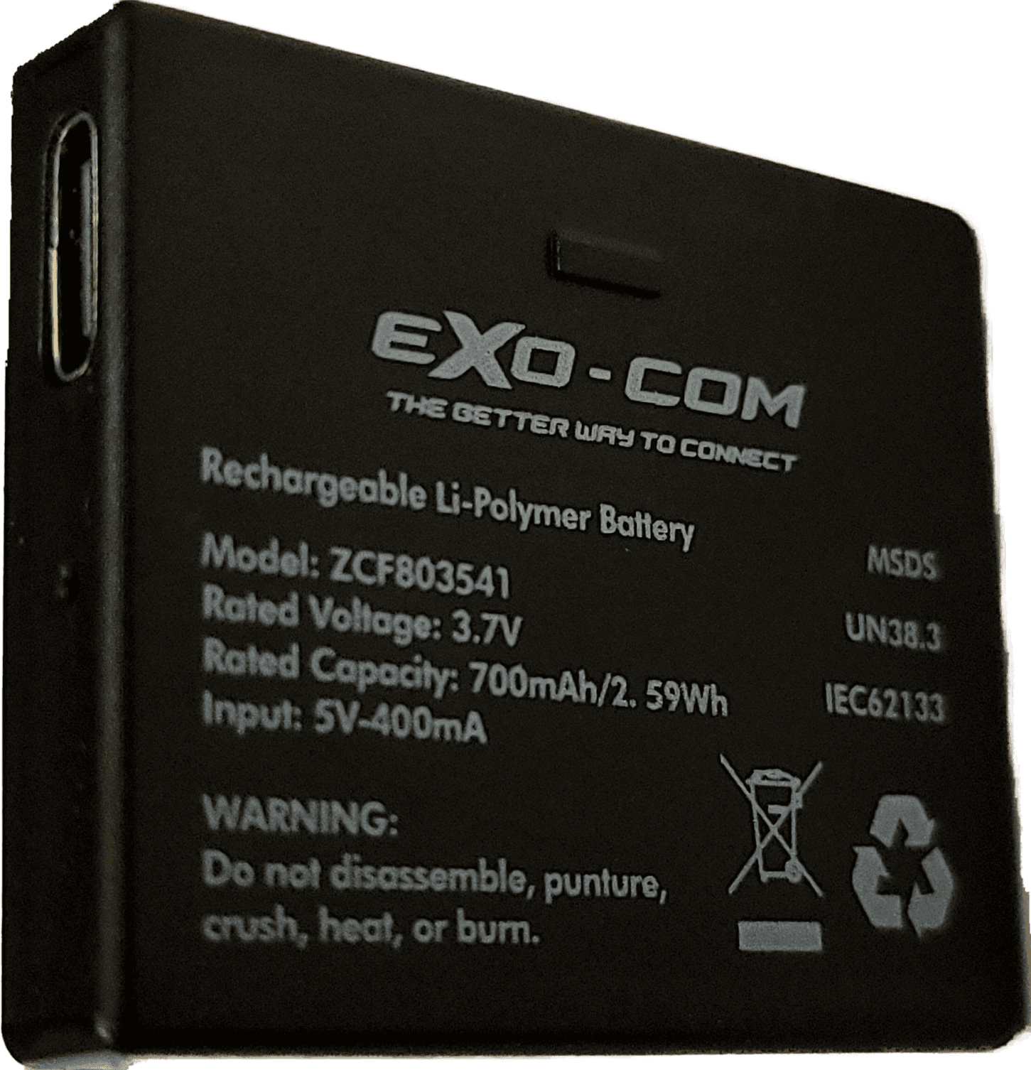 Uclear Exo-Com Replacement Spare Battery