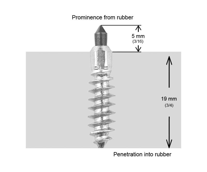 Igrip 24MM Standard Screw Studs Qty 100