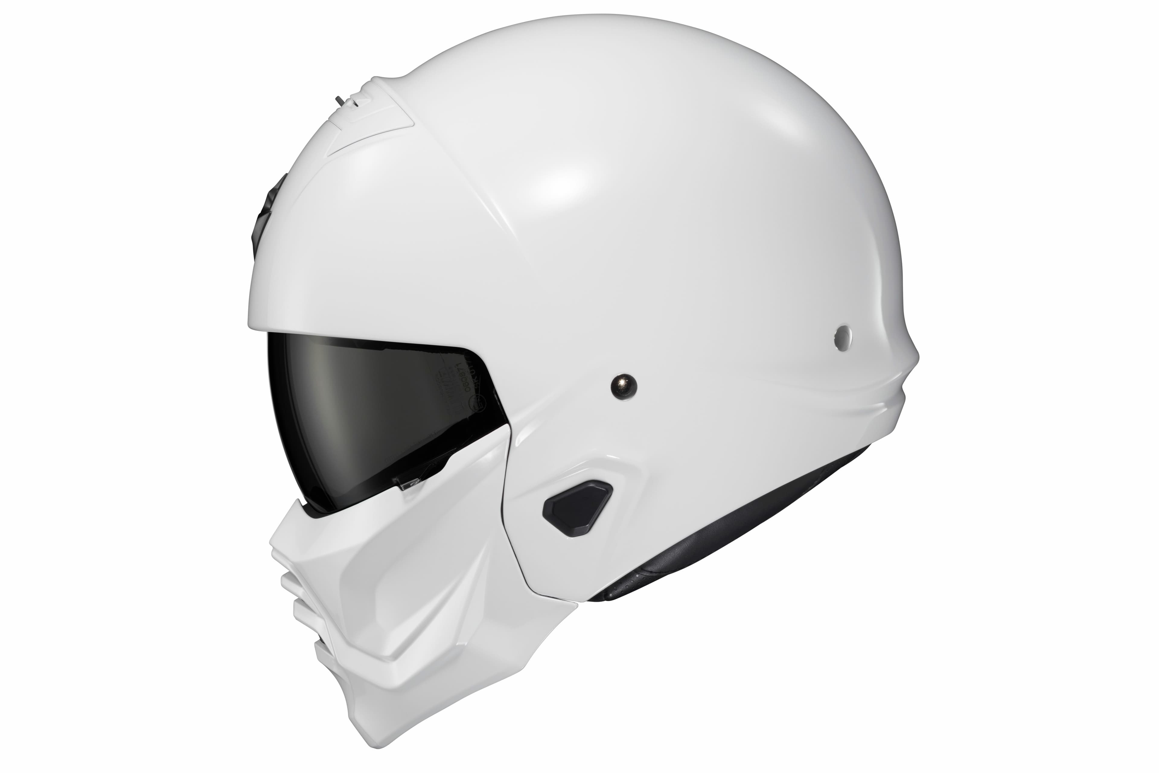 COVERT 2 OPEN-FACE HELMET GLOSS WHITE LG