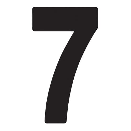 FX 2015 NUMBERS PRO 5" BLACK 7