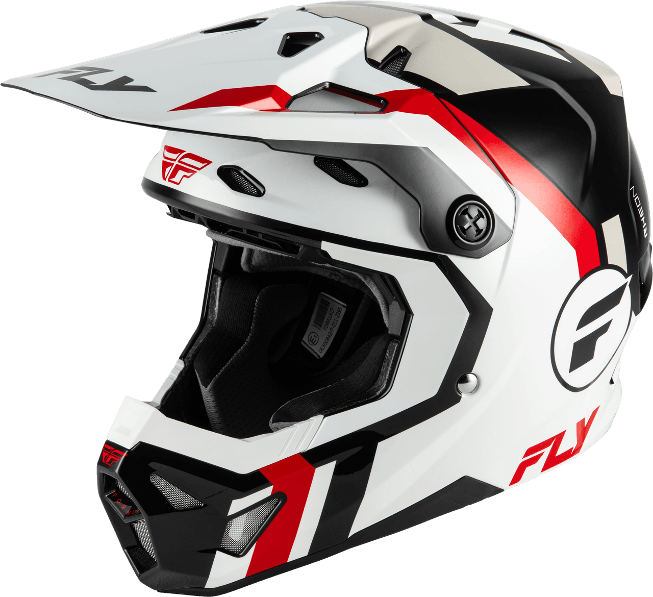 Fly Racing Formula Cp Seal Helmet White/Black/Red XS