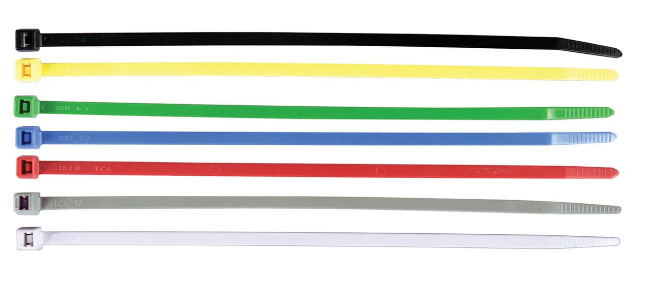 Helix Assorted Cable Ties White 30/Pack