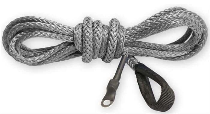 KFI Synthetic Winch Plow Cable Smoke 12'