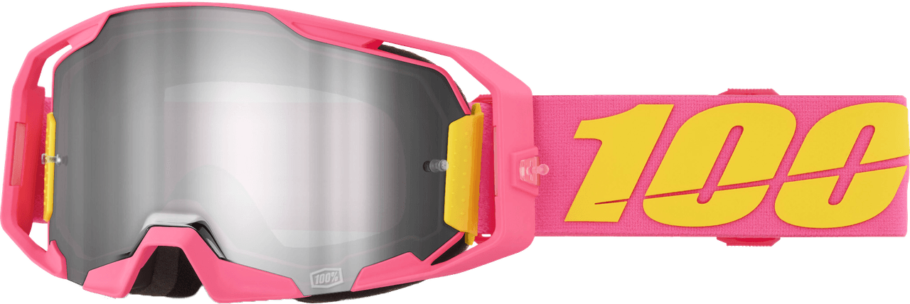 100-PERCENT Armatic Goggle Snakpak Purple Mirror Lens