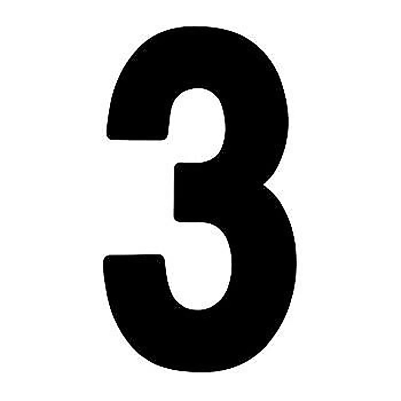 FX 2015 NUMBERS STANDARD 6" BLACK 3
