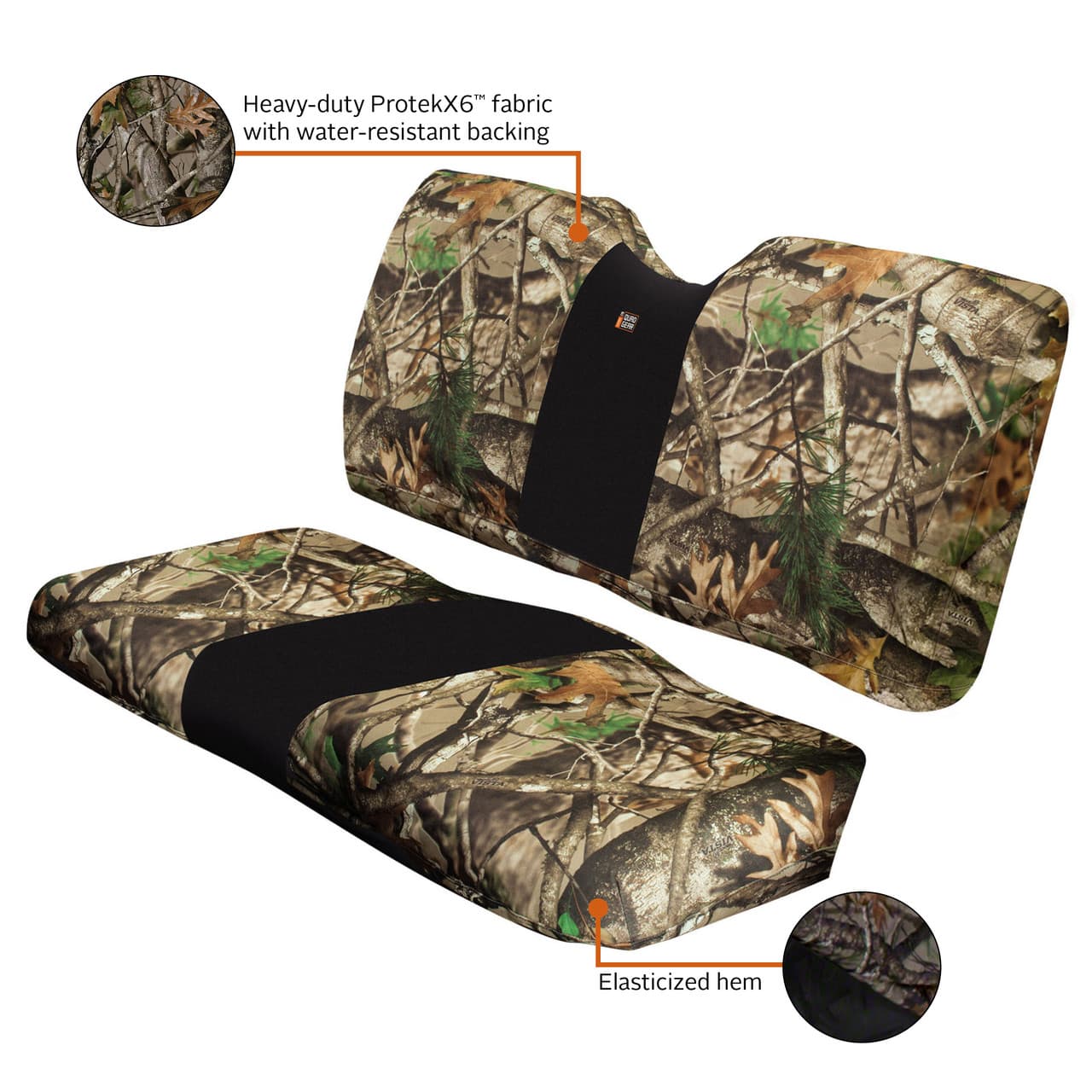 BENCH UTV SEAT COVER POL CAMO