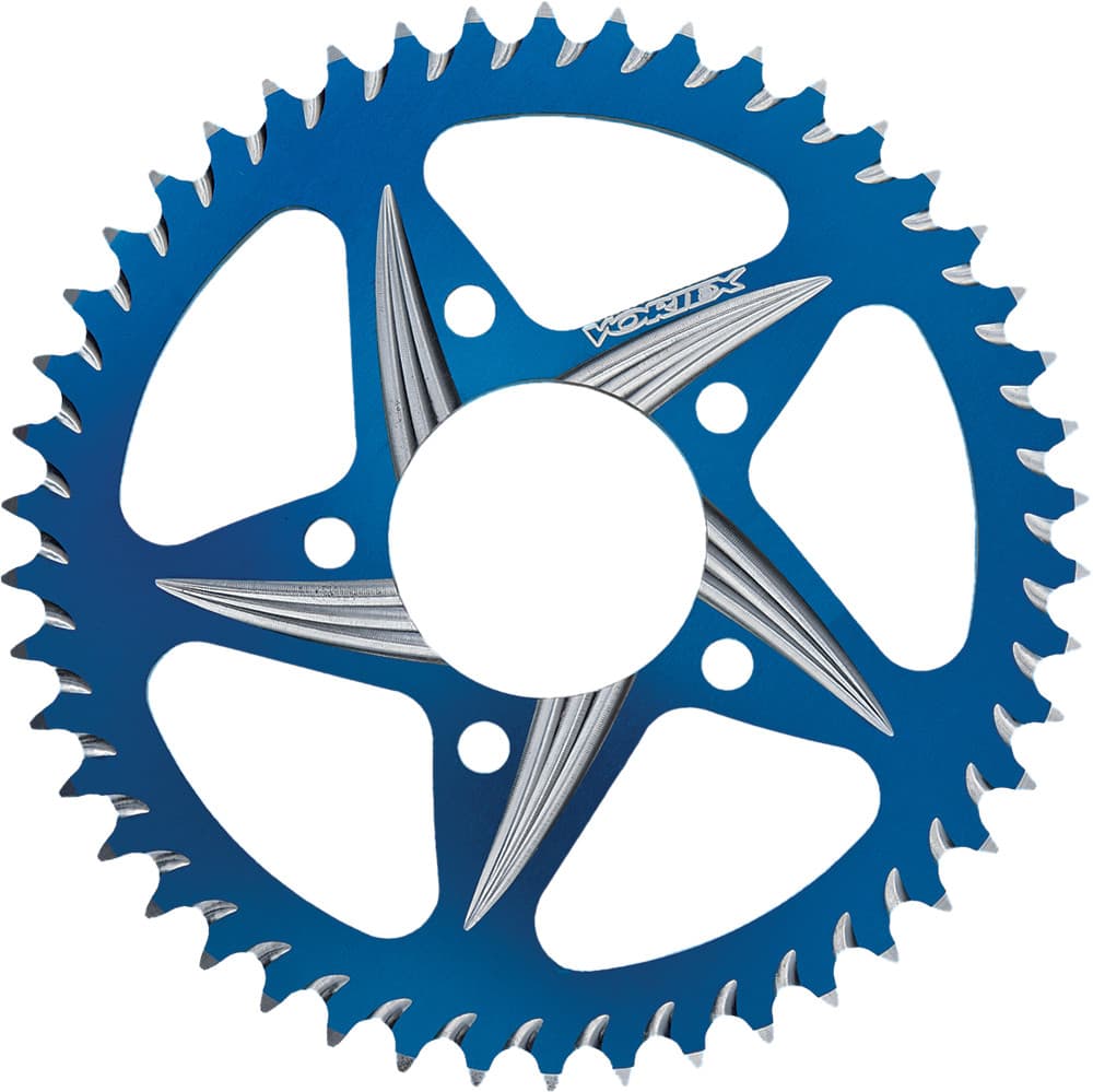 Vortex Rear CAT5 Sprocket Aluminum 44T-520 Blue Kawasaki/Suzuki/Yamaha