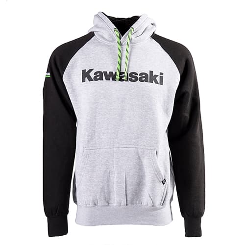 FACTORY EFFEX KAWASAKI FLYING K PULLOVER/ HEATHER-BLACK XL